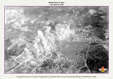 Image result for bombing of Jaén